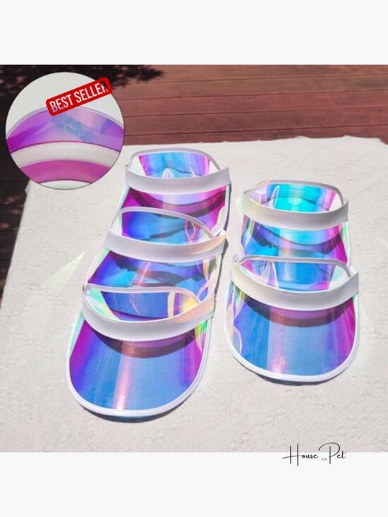 5 Pack Adjustable Plastic Sun Visors for Sports and Outdoor Activities main image 4